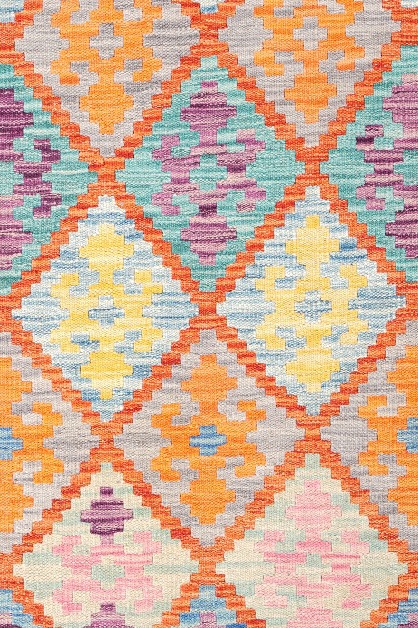 Kelim vloerkleed handgeweven uit Afghanistan - 3