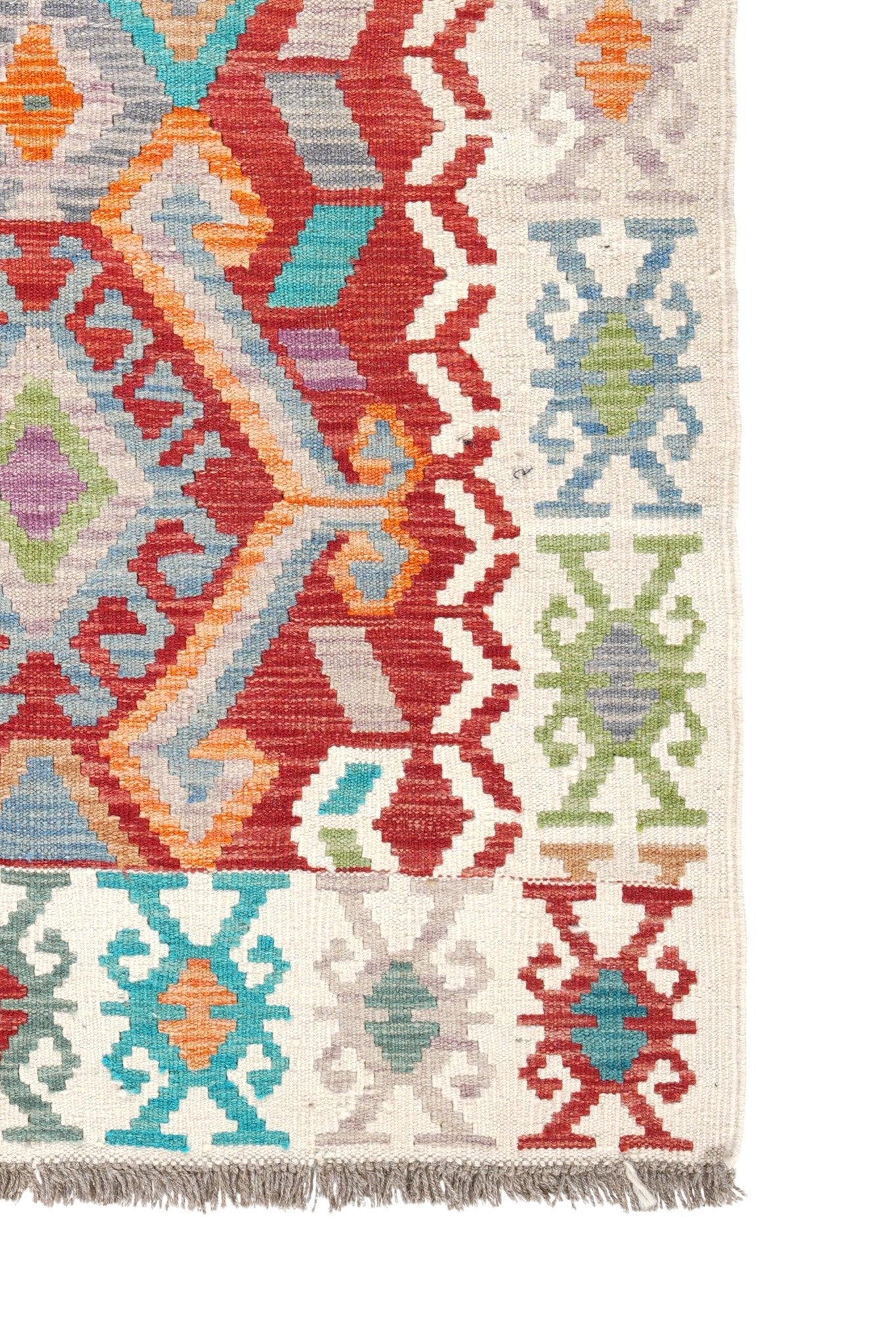 Kelim vloerkleed handgeweven uit Afghanistan - 4