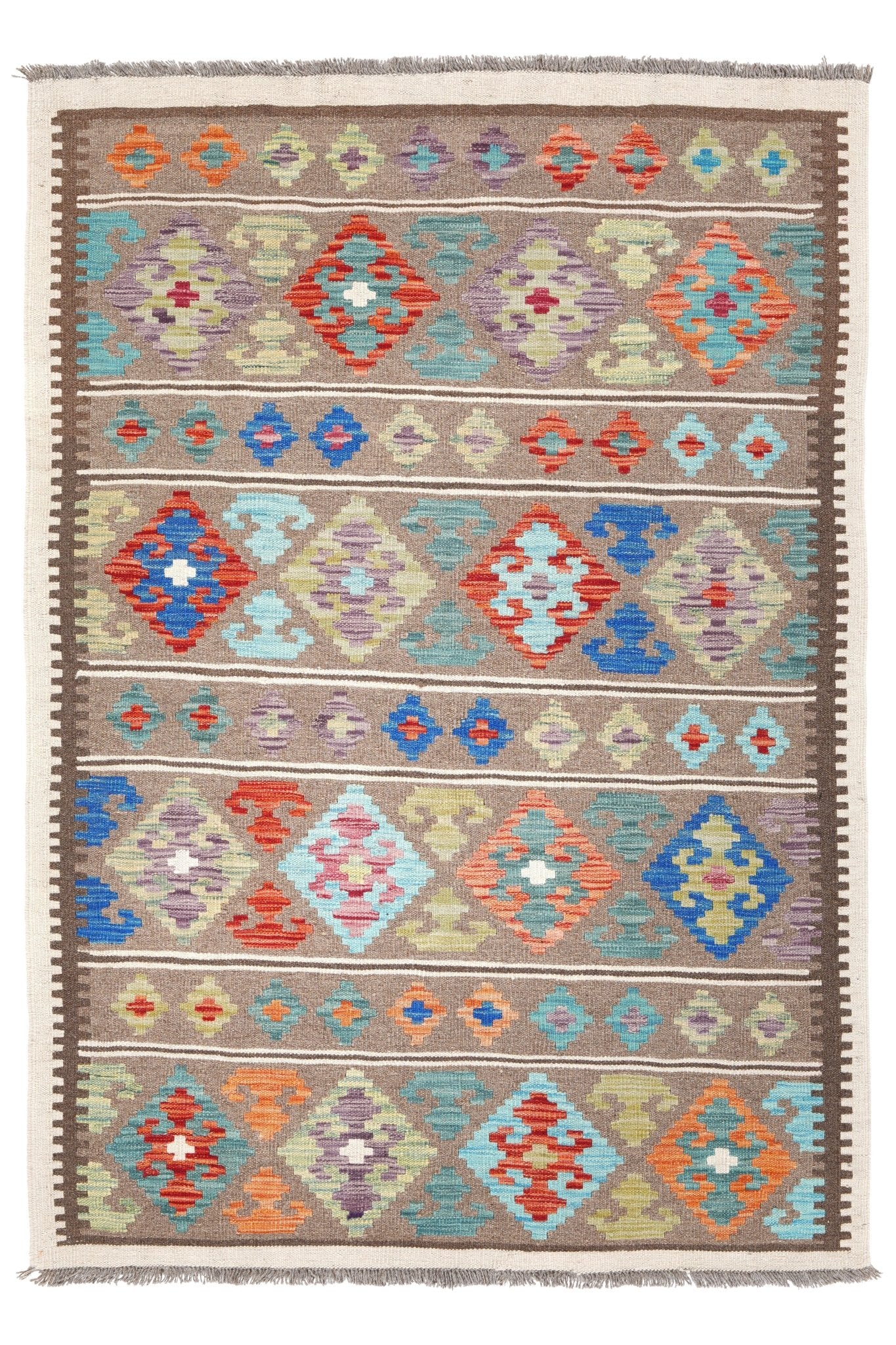 Kelim vloerkleed handgeweven uit Afghanistan - 1