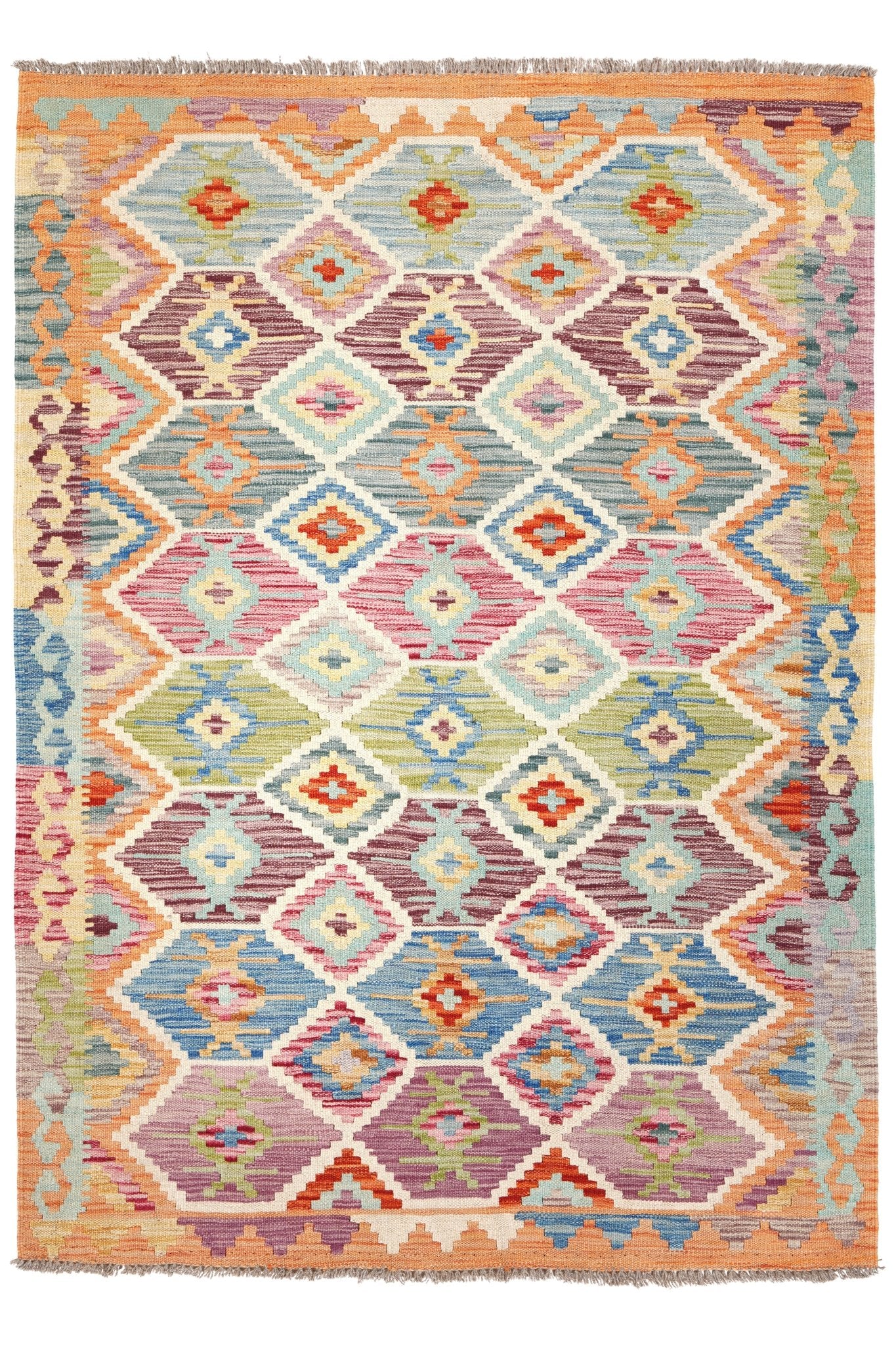 Kelim vloerkleed handgeweven uit Afghanistan - 1