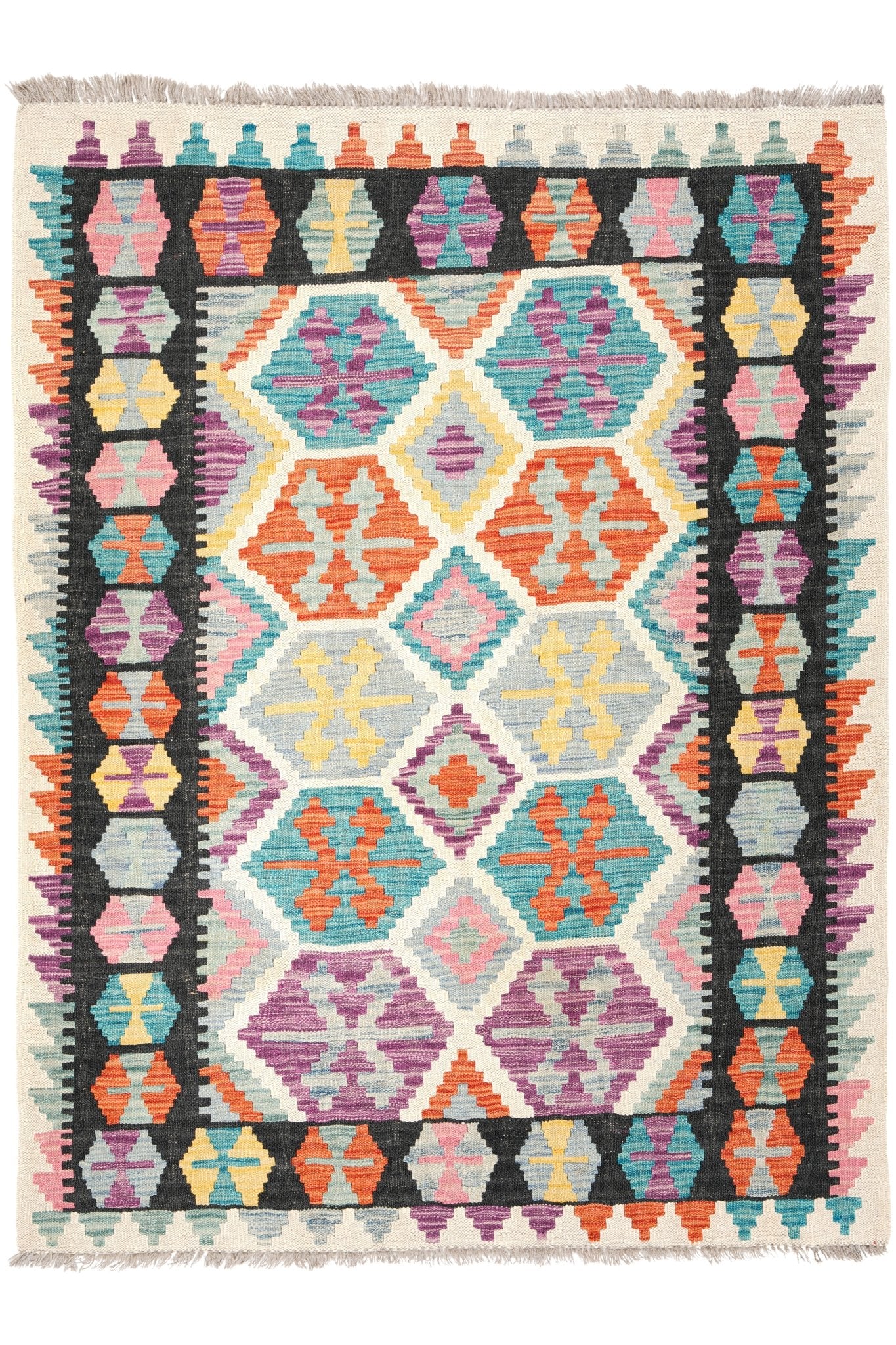 Kelim vloerkleed handgeweven uit Afghanistan - 1