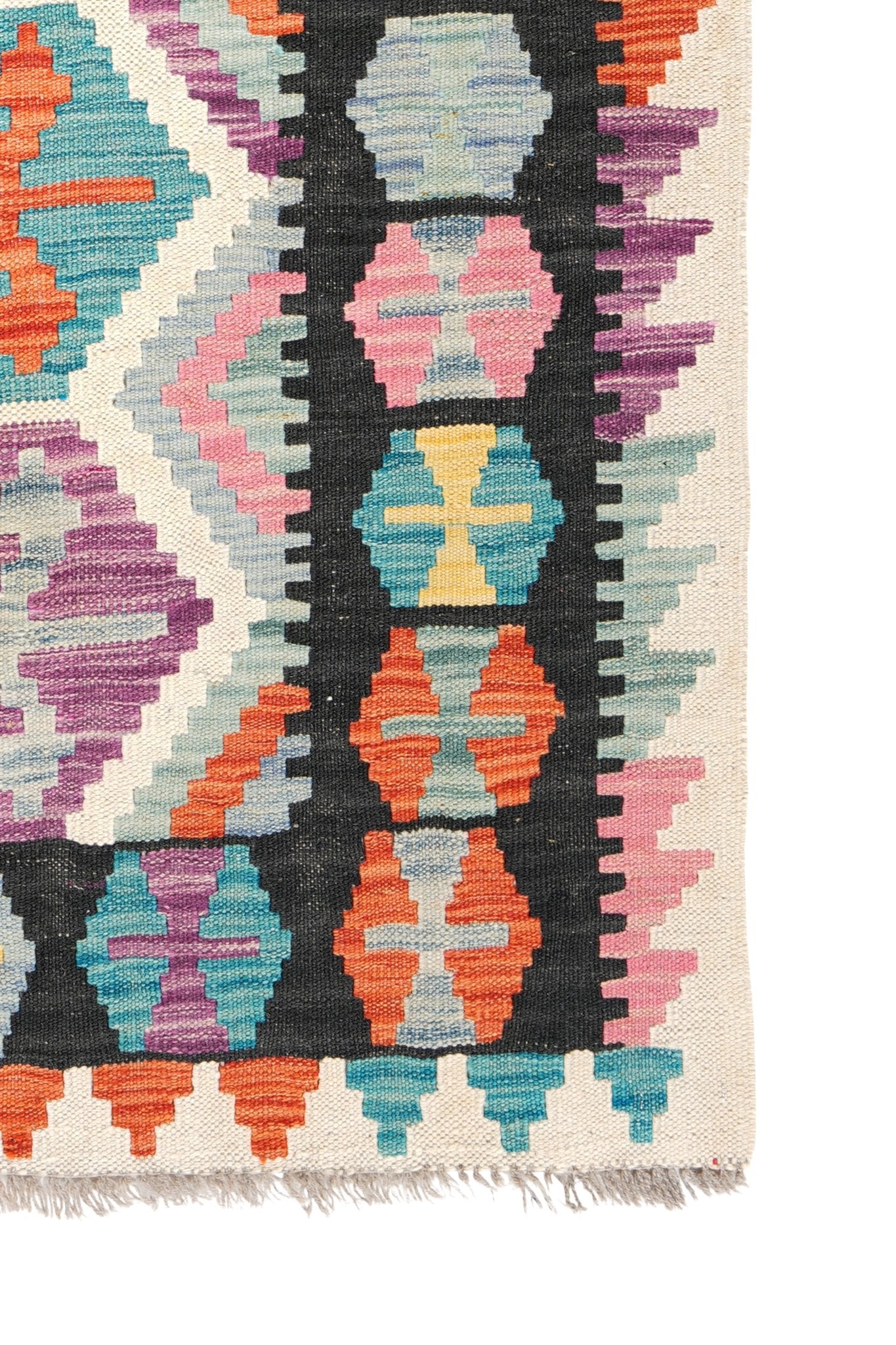 Kelim vloerkleed handgeweven uit Afghanistan - 4