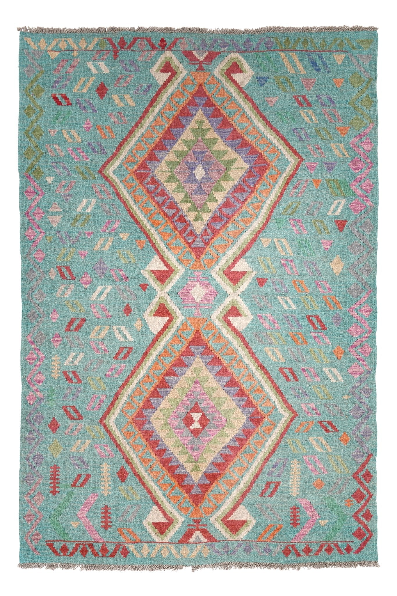 Kelim vloerkleed handgeweven uit Afghanistan - 1