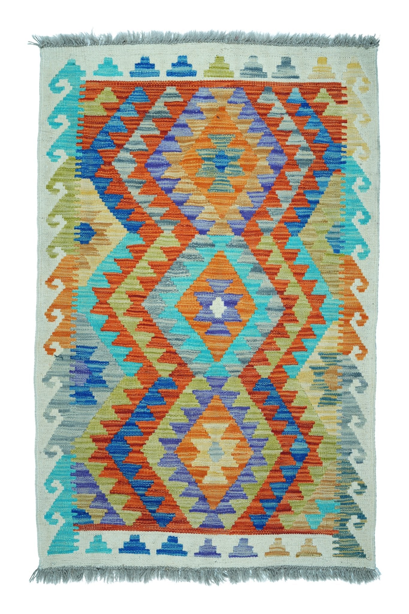 Kelim vloerkleed handgeweven uit Afghanistan - 1