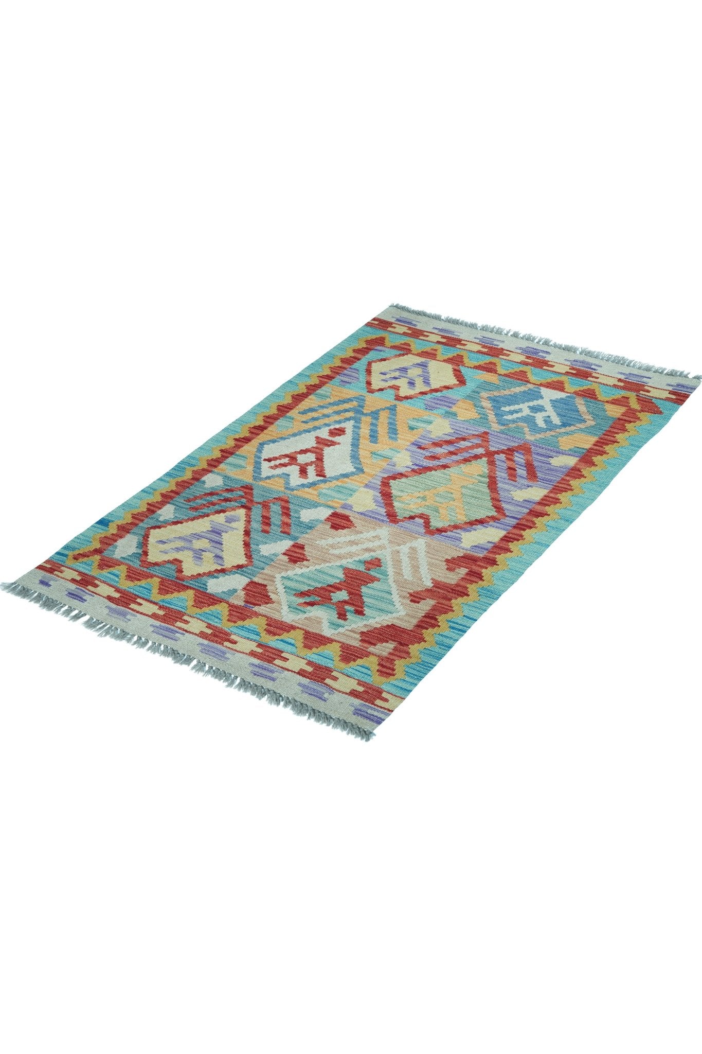 Kelim vloerkleed handgeweven uit Afghanistan - 2
