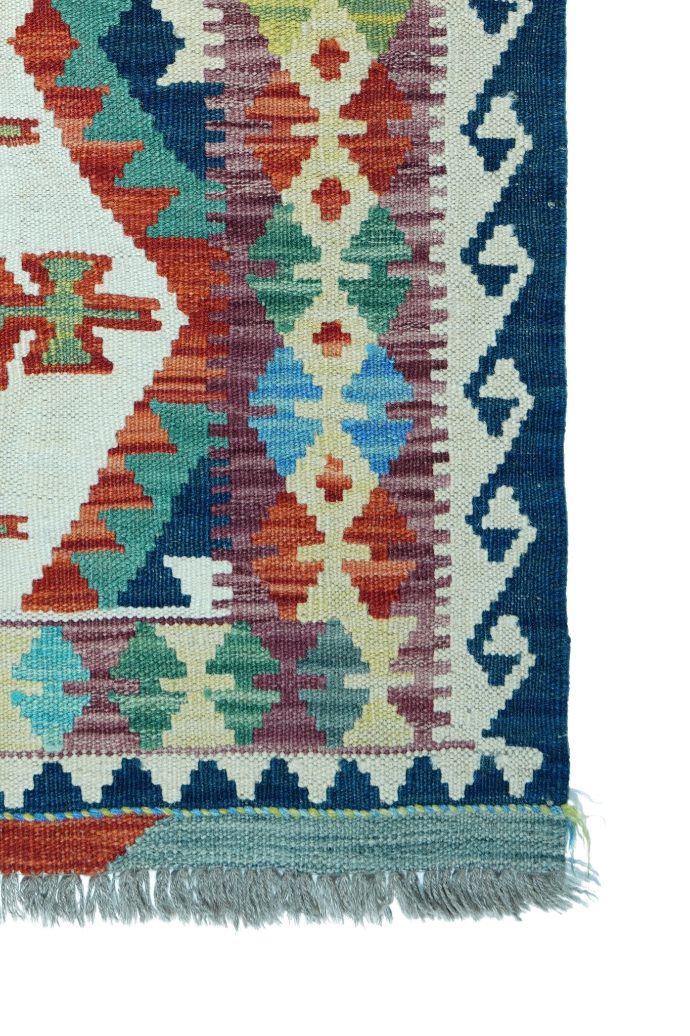 Kelim vloerkleed handgeweven uit Afghanistan - 4