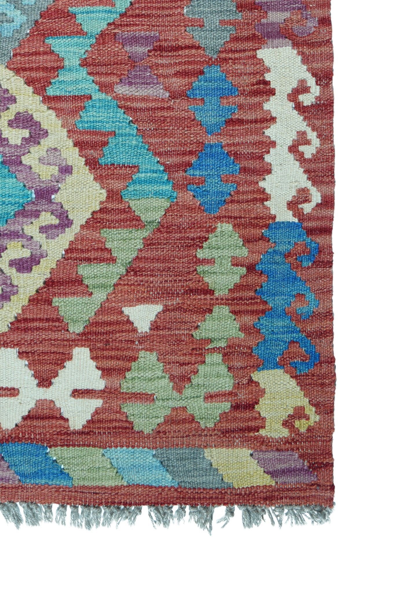 Kelim vloerkleed handgeweven uit Afghanistan - 4