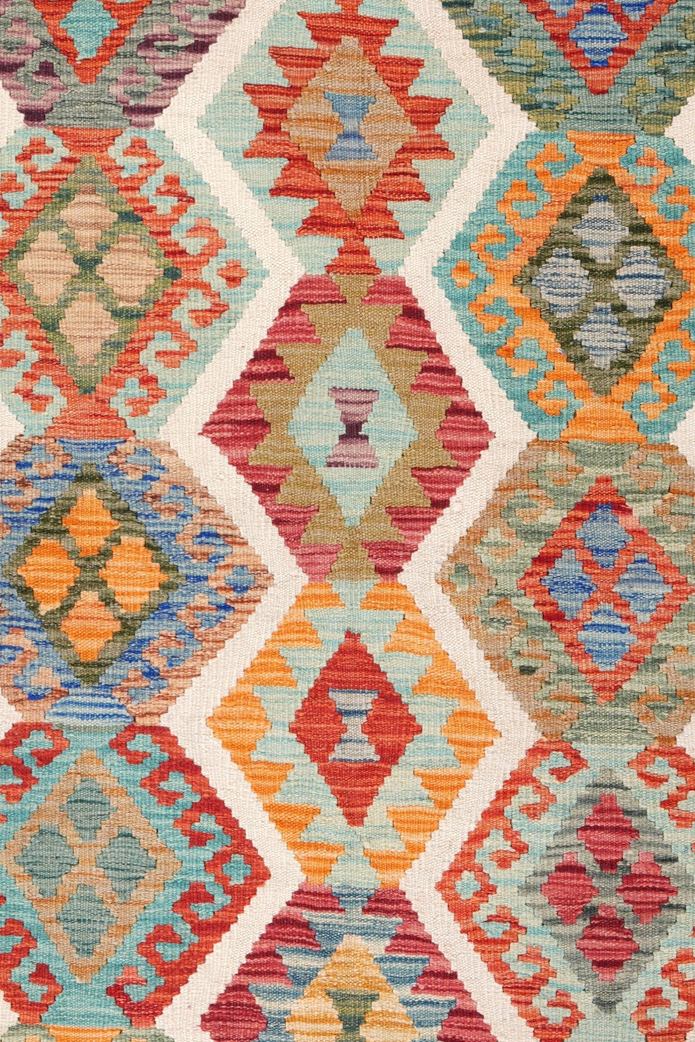 Kelim vloerkleed handgeweven uit Afghanistan - 3